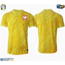 Moški Nogometni dresi Poljska Vratar Domači EP 2024 Kratek Rokav